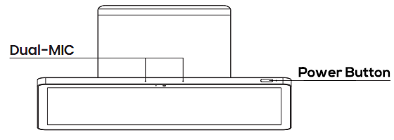 Figure 3: Top view of the L1400 terminal